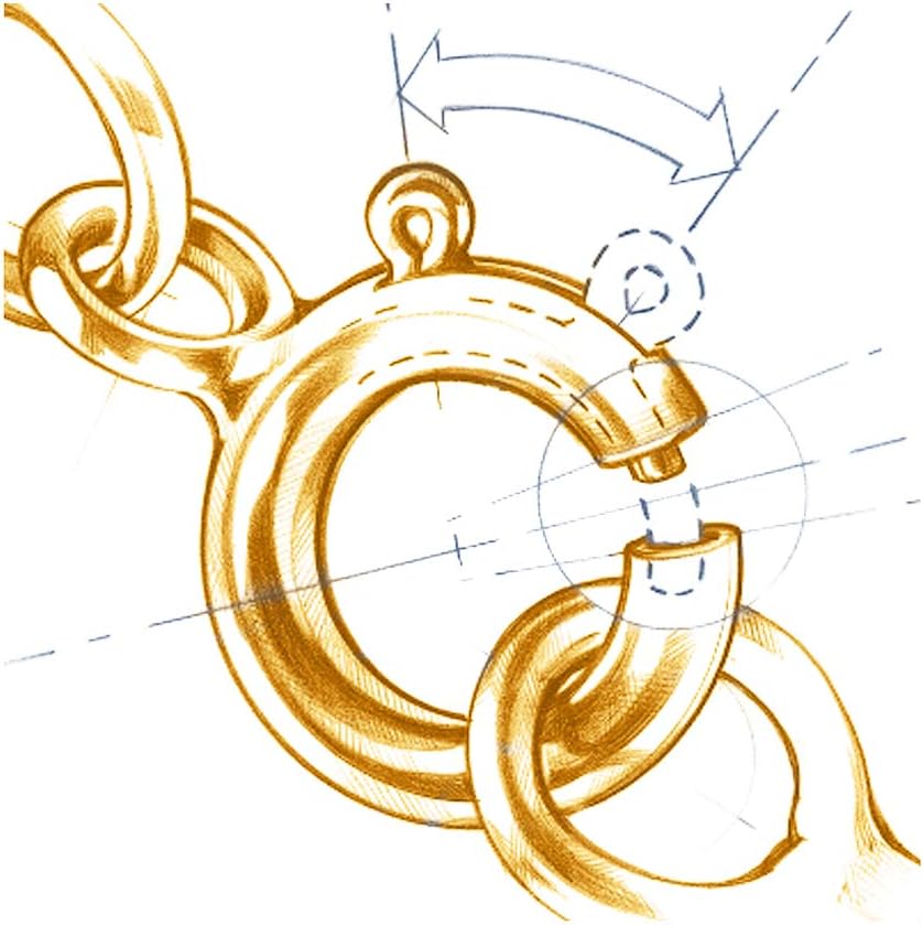 Wellingsale 14k Yellow Gold Polished Side Way Cross Necklace - 18"