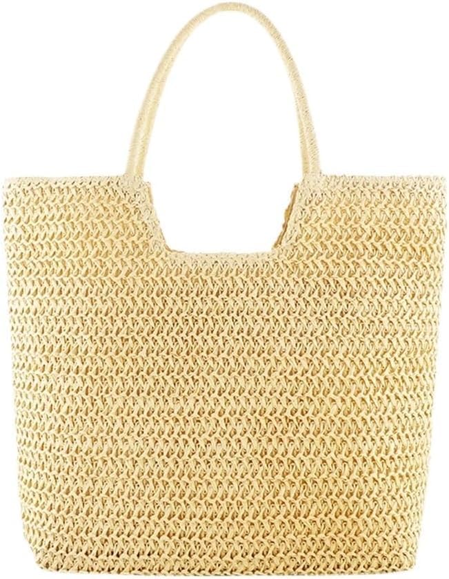 Sac de paille bandoulière et sac plage tissé pour femme tendance