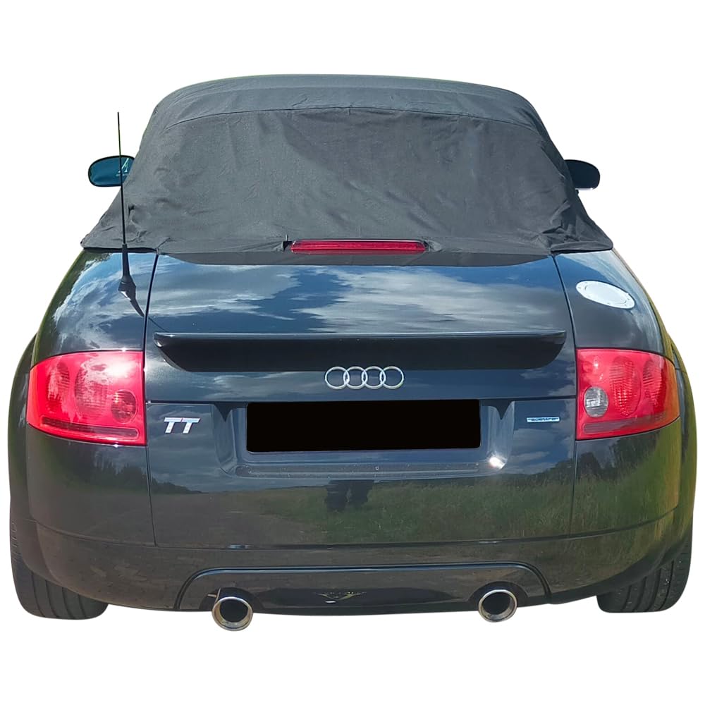 Halbabdeckung kompatibel mit EIN Audi TT (8N) für Außen Berlin Schwarz