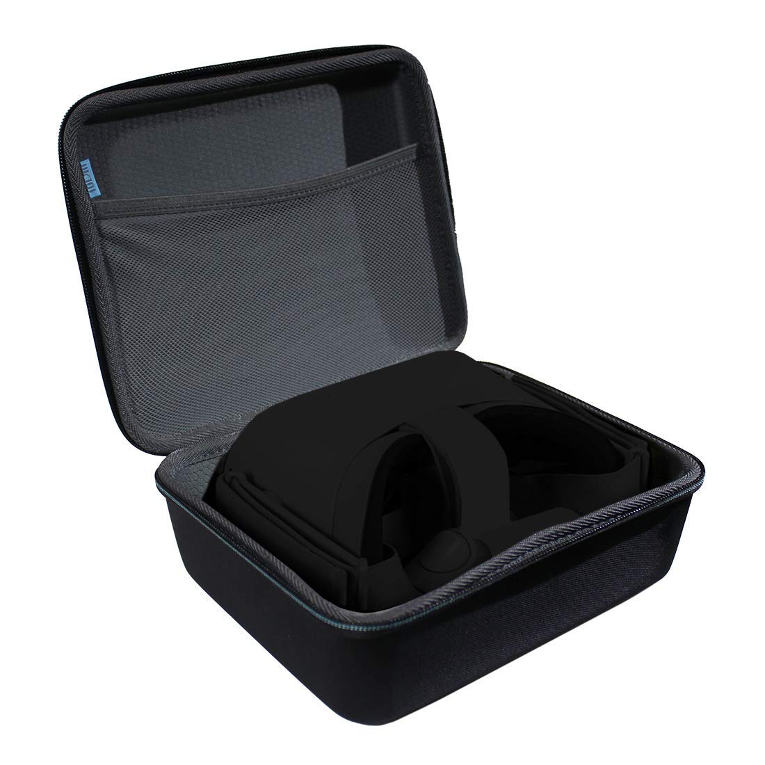 TUDIA Estuche de almacenamiento duro de EVA para viajes con absorción de golpes compatible con Samsung Gear VR W/Controller, negro