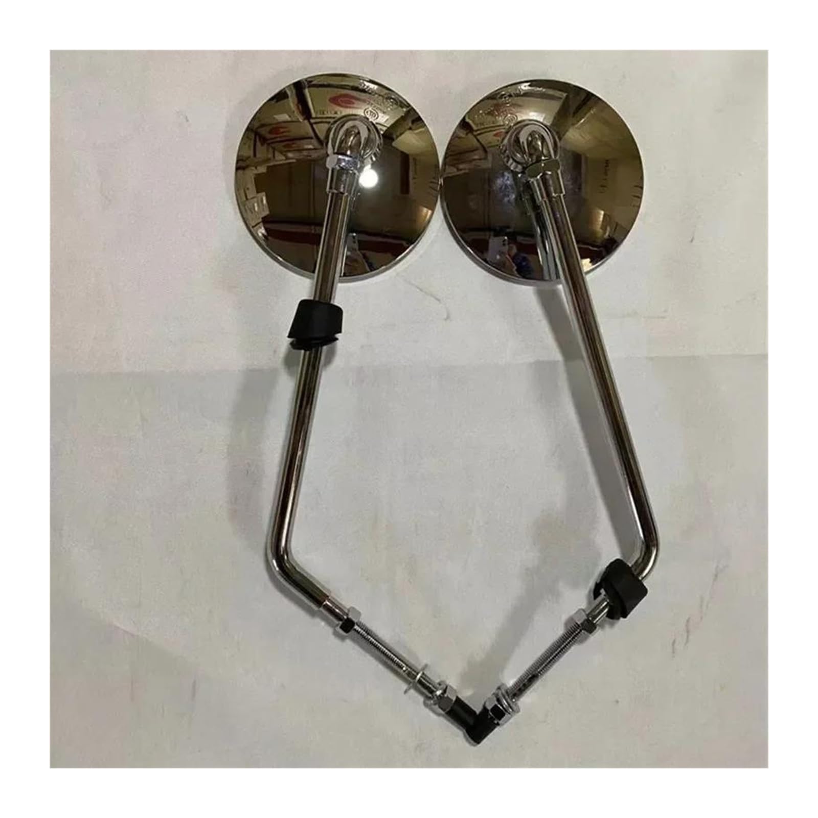 Lenkerendenspiegel 1 Paar Rückspiegel Für Peugeot Motorrad Django Blendschutz Motorrad Spiegel | Chrome plating
