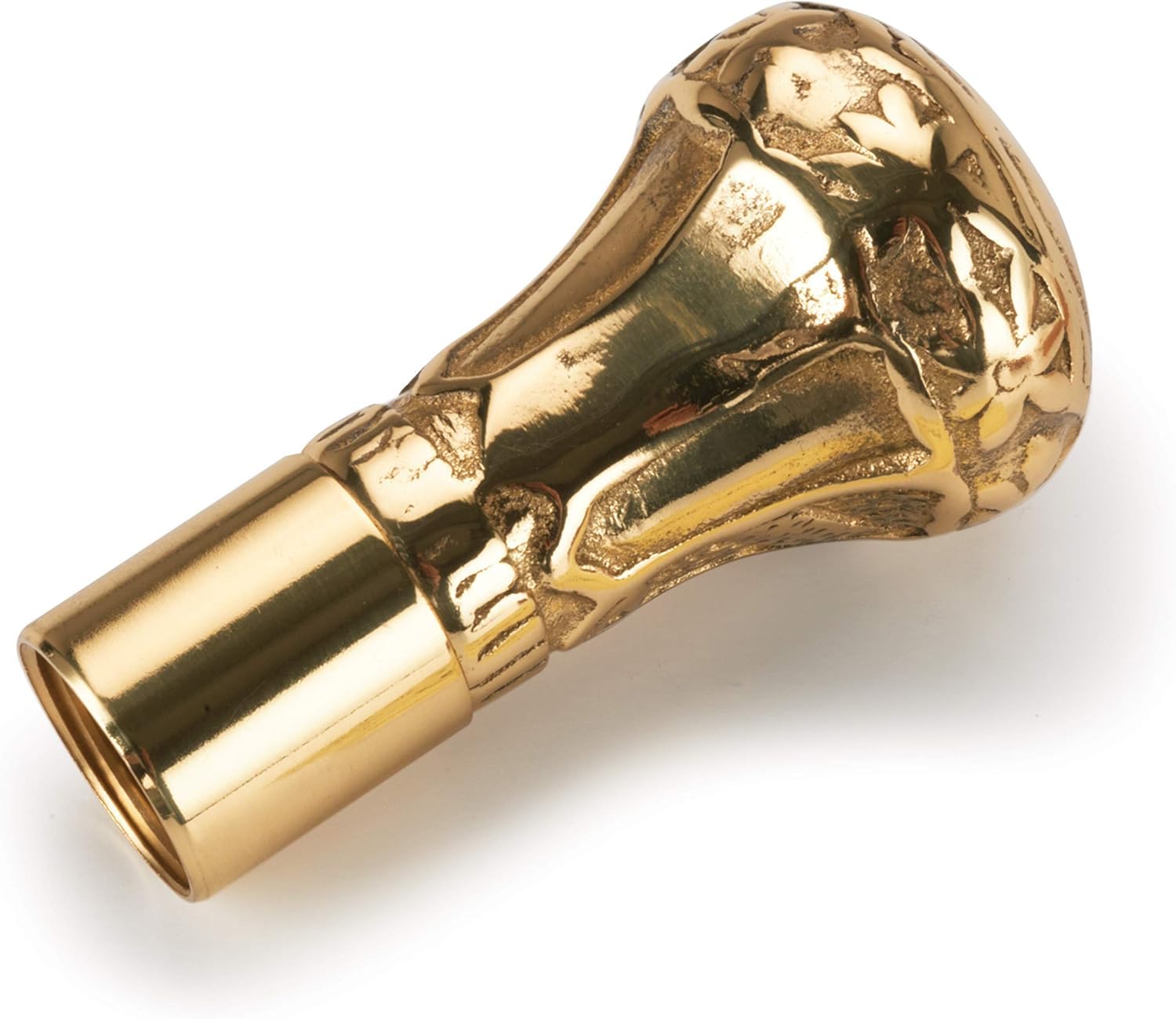 ALFAMART HT Elegant 4-Inch Ornate Brass Gold Handle for Walking Stick – Vintage Style Replacement Cane Top Grip Head Accessory-image-26