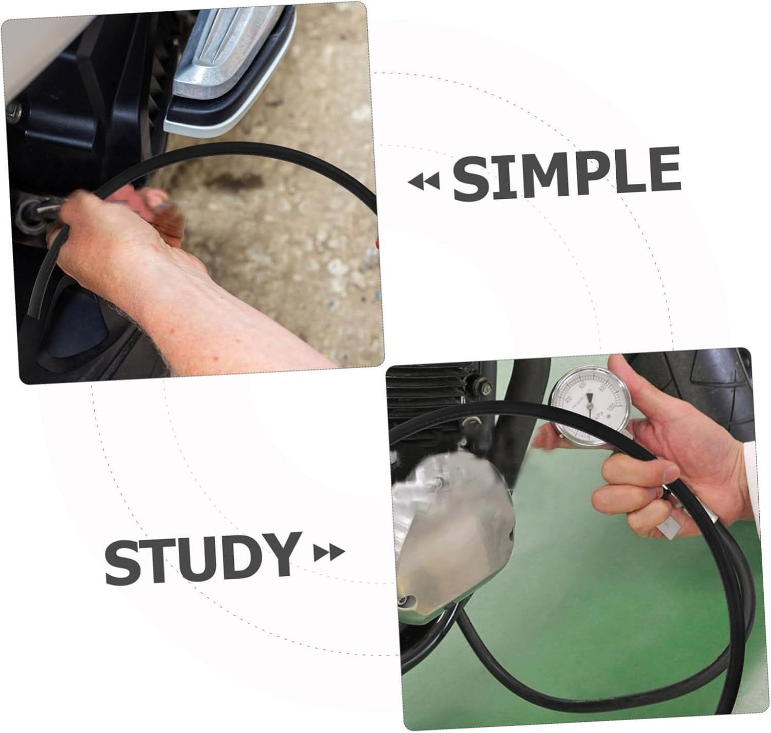 Low-pressure Nitrile Rubber Fuel Transfer Hose Motorcycle Fuel Line for Efficient Dispensing Durable and Heat-resistant Meters