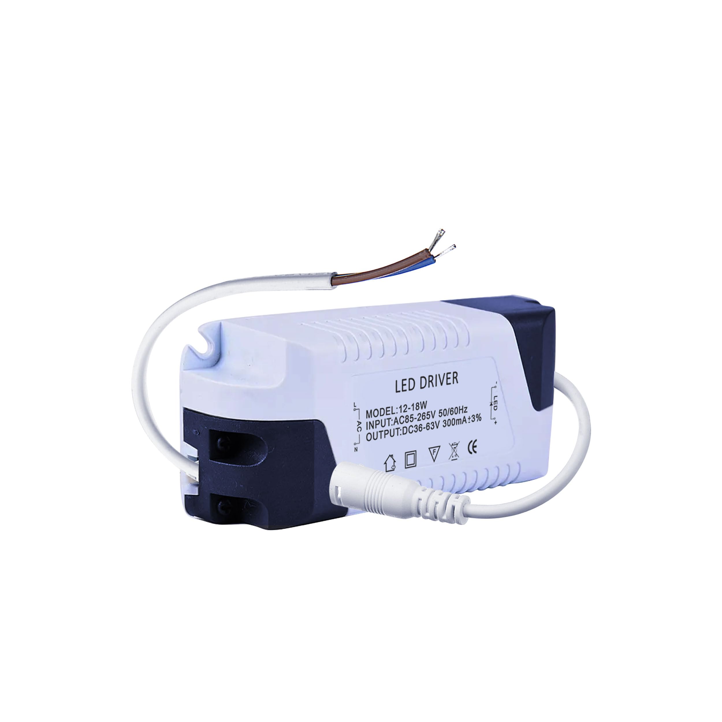 Ledsone Driver Adapter Ac85-265V To Dc Transformer Panel Power Supply Led Strip For Lightning (12-18W) Size 12