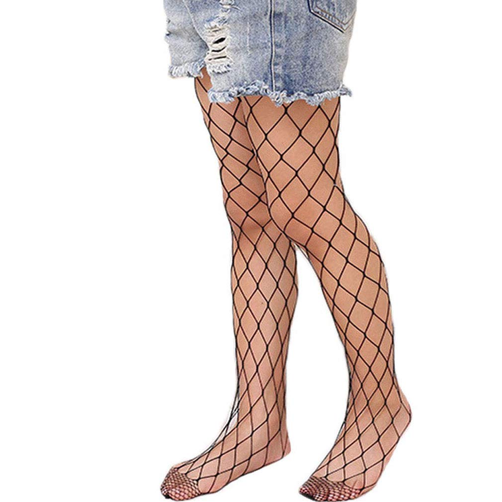 Children Kids Girls Hollow Out Fishnet Tights Lace Pantyhose Leggings 1 Pair