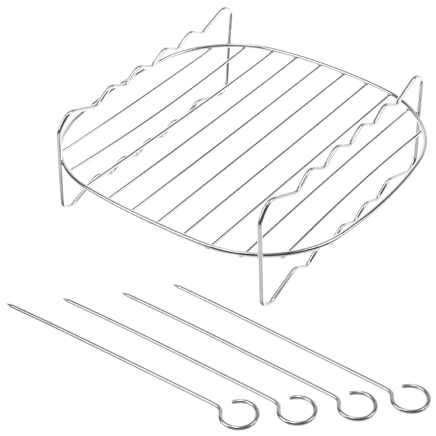 Reliapart Air Fryer Grill Rack for Bosch MAF671B1GB Stainless Steel Cooking Insert Tray 17008881 Replacement Grill Support Accessory