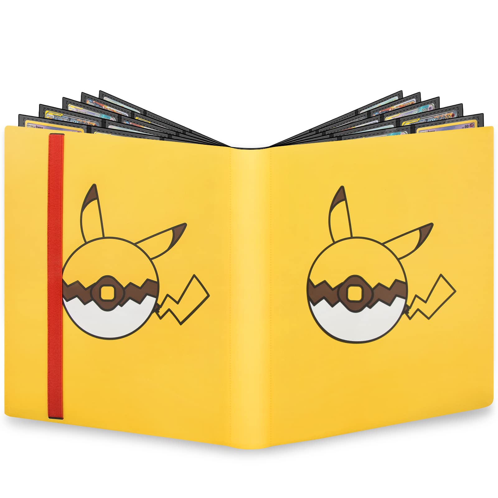 Amazon Com Yinke Card Binder For Pokemon Trading Card Case Pm Tcg Card Holds Up To 324 Cards With 18 Premium 9 Pocket Sleeves Page Card Collector Album Holder Toys Gifts For Kid Volleyball