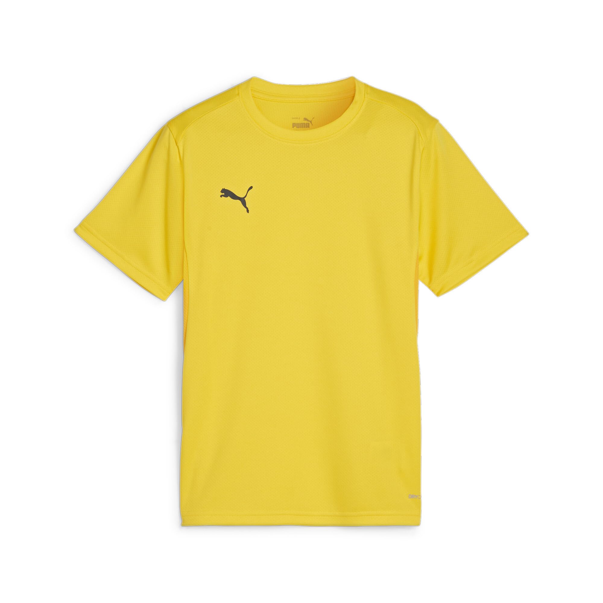 Puma Unisex Teamgoal Trikot Jr T-Shirt, Faster Yellow-Puma Black-Sport Yellow, 116 EU