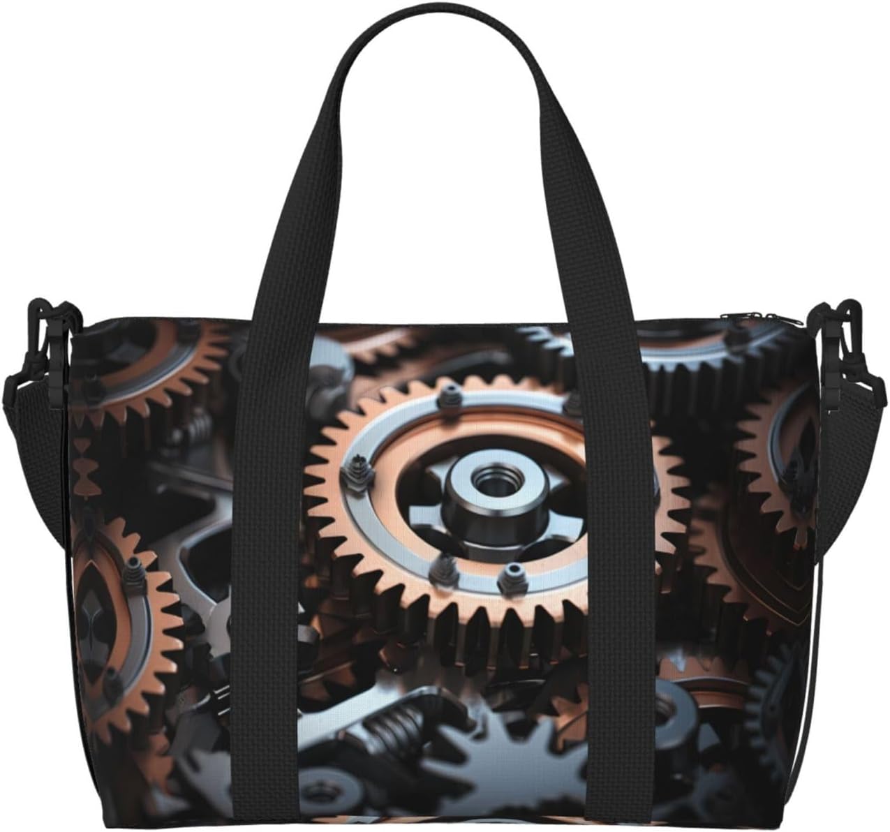 Powzjzw Machine Gear Travel Duffle Bag Weekender Carry On Tote Bags for Women Hospital Bags for Labor and Delivery Overnight Luggage Bag