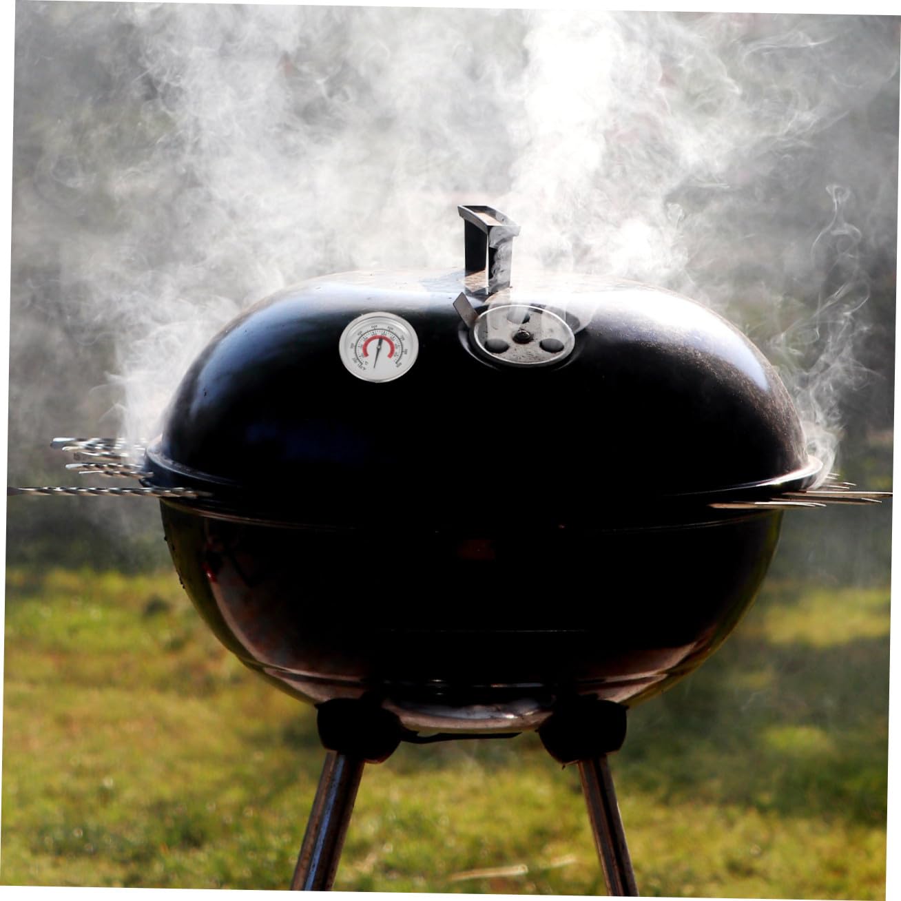 INOOMP 5pezzi Termometro Da Bbq Con Indicatore Di Temperatura Bimetallico Per Grill e Forno Misuratore Per Cottura Precisa Strumento Per Cucina Casalinga e Ristoranti Facile Lettura e