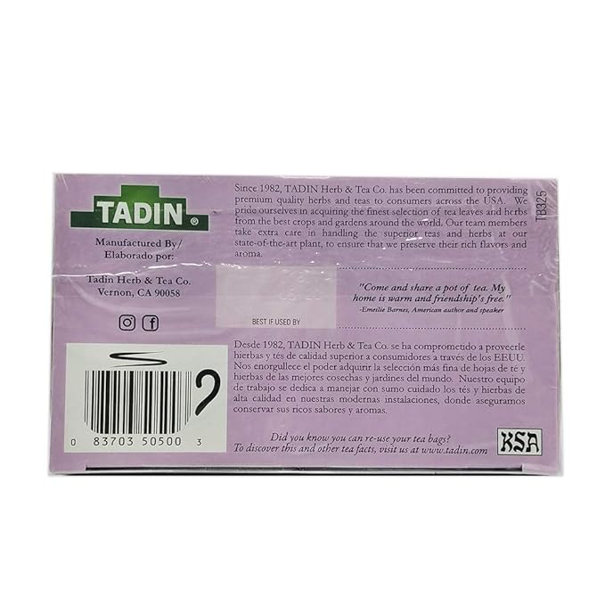 Té de Tila Tadin, 24 unidades, Hierbas miniatura 3