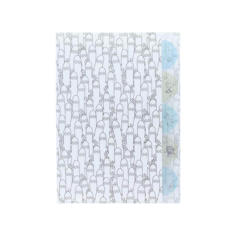 Moomin A4 Clear File 5 Pocket Index Folder Summer 2025 Sunstar Japan