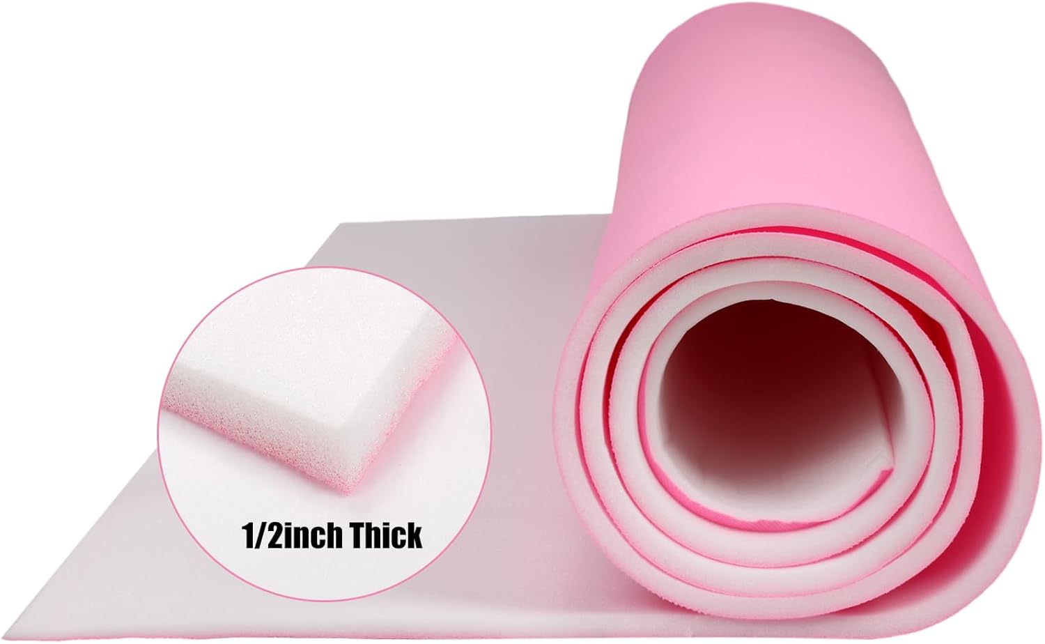 Frienda 59 Inches Wide 3 Yards Long Foam Padding Thick Foam