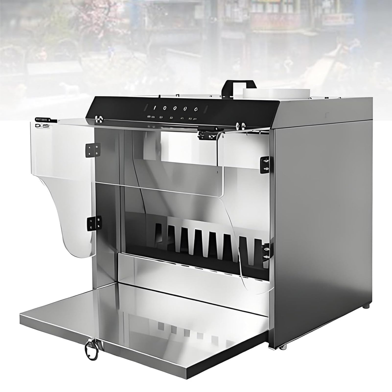 PweKzxt 180w Spray Booth with Waterfall, Waterfall Airbrush Spray Booth,Portable Craft Table Airbrush Painting Booth,Flow Waterfall Airbrush Spray Booth,Dust Baffle,Touch Control
