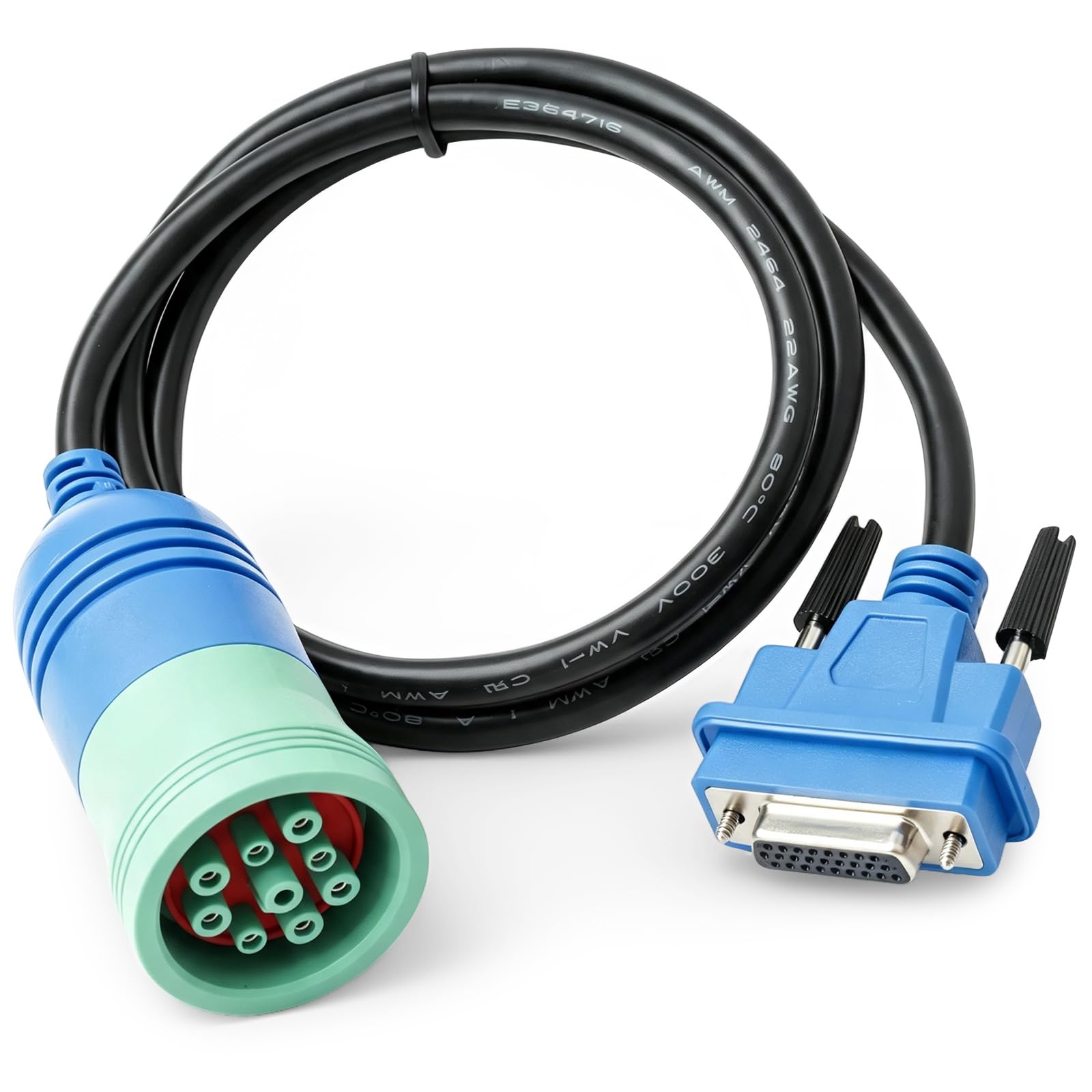 Photo 1 of YUXIVCNE 493128 9 Pin Diesel Diagnostic Cable