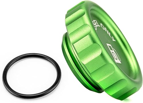 Miniatura 6 de Tapa de combustible diésel magnética verde 6061 de aluminio compatible con Chevrolet Silverado Tahoe Fit GMC Sierra Yukon 1500 3.0 2020-2024