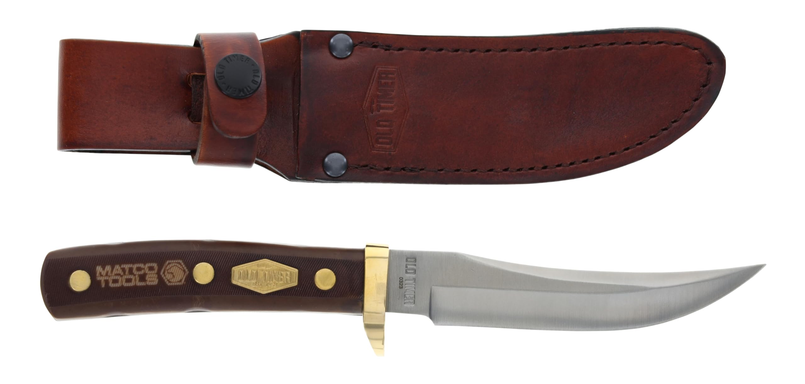 Old Timer 160OT Mountain Lion Fixed Blade with Full Tang Construction