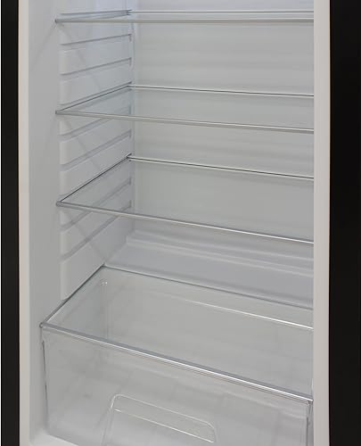 Vista 9 de BRAMA Refrigerador retro con congelador superior, 9.9 pies cúbicos, refrigerador completo para apartamento, condominio, casa, cocina, 24 pulgadas