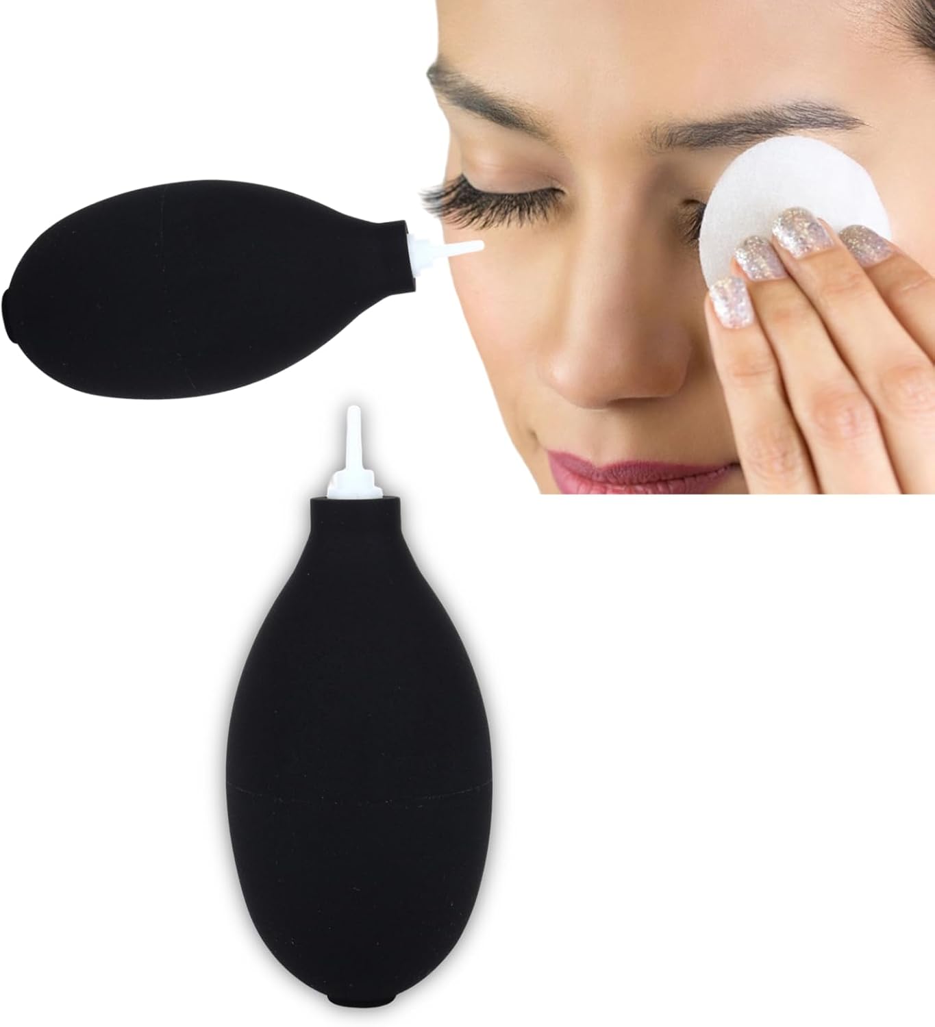 Eyelash Extension Air Blower, Lash Glue Dryer Pump, Soft Rubber Air Blower for False Eyelash Extensions, Quick Dry Adhesive Fan, Mini Dust Cleaner Makeup Tool for Lash Extension Supplies