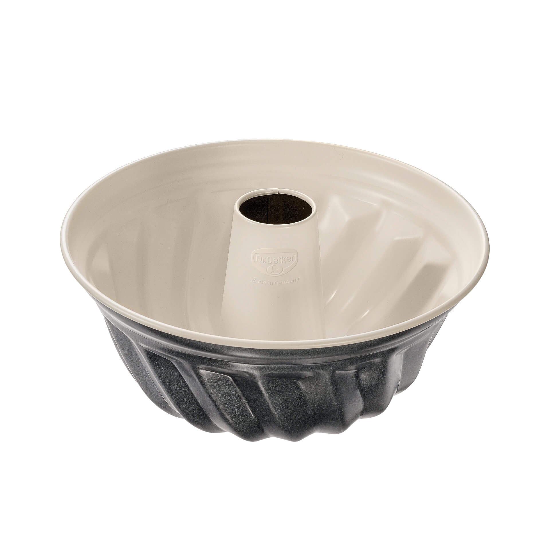 Dr. Oetker Stampo per Ciambella 22x11,5 cm, Tortiera con Rivestimento Antiaderente Rinforzato in Ceramica, Stampo da forno a Ciambella, Resistente al Calore e Anti Perdita