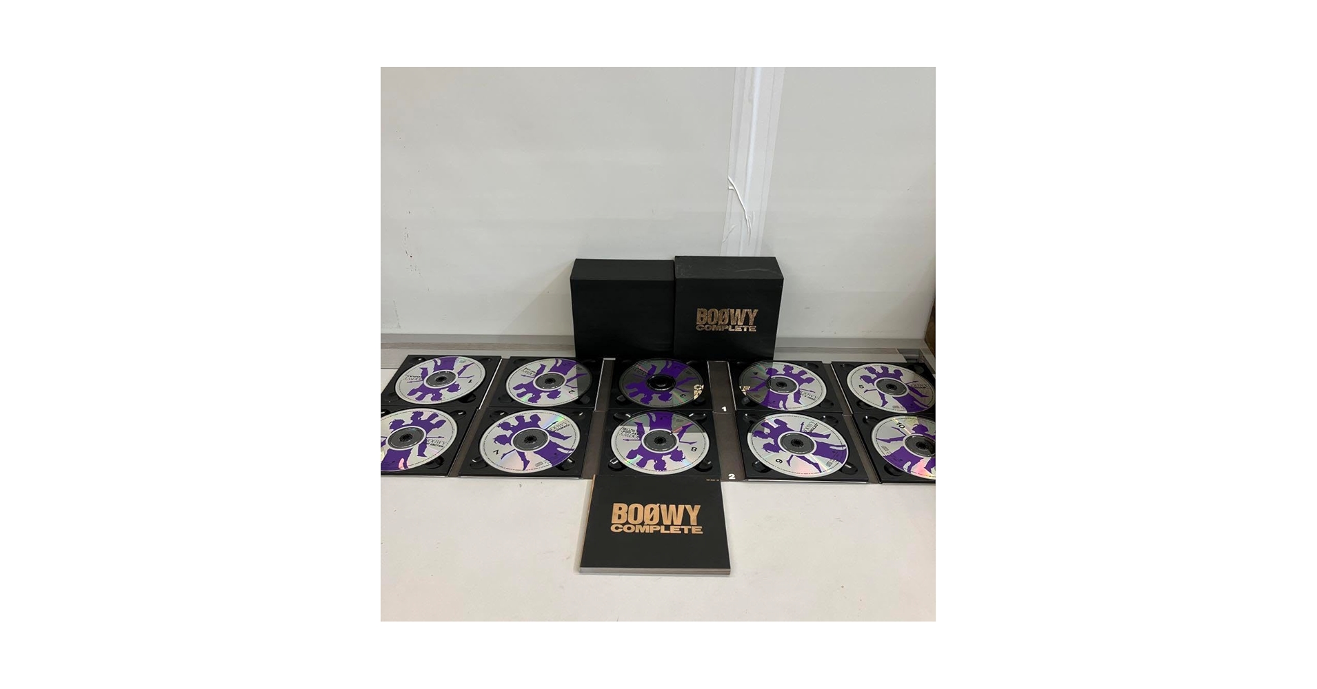 BOOWY COMPLETE BOX CD 10枚組　ベスト Amazon.co.jp: BOOWY コンプリート 10枚組 ベストアルバム 黒 91