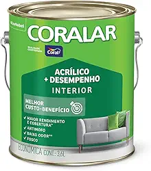 Coral Coralar - Tinta Acrílica, Branco, 3.6 L