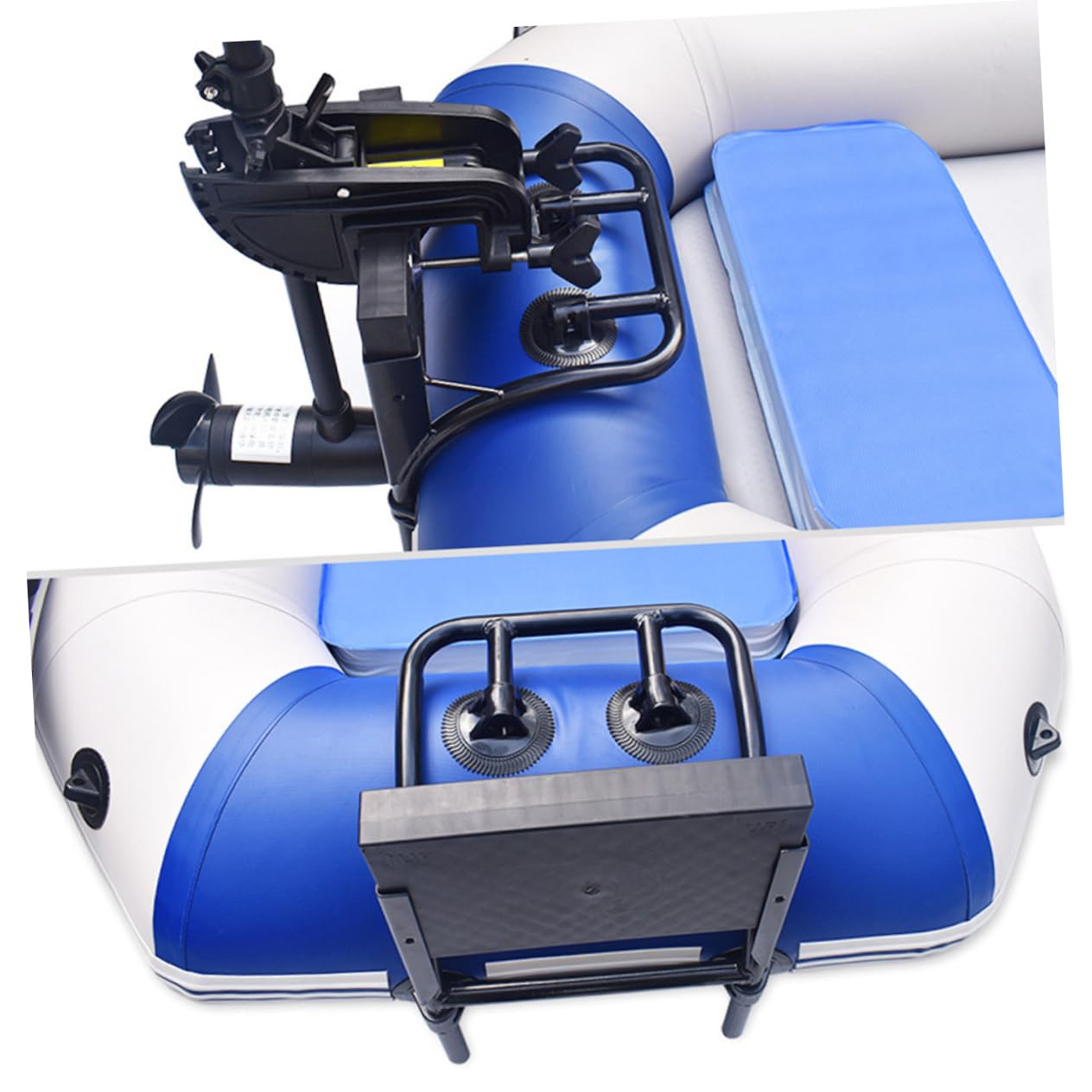 INOOMP 1set Kayak Motor Stand Mount for Inflatable Boat Motor Installation Compatible Rubber Dinghy Fishing Boats Support for Use