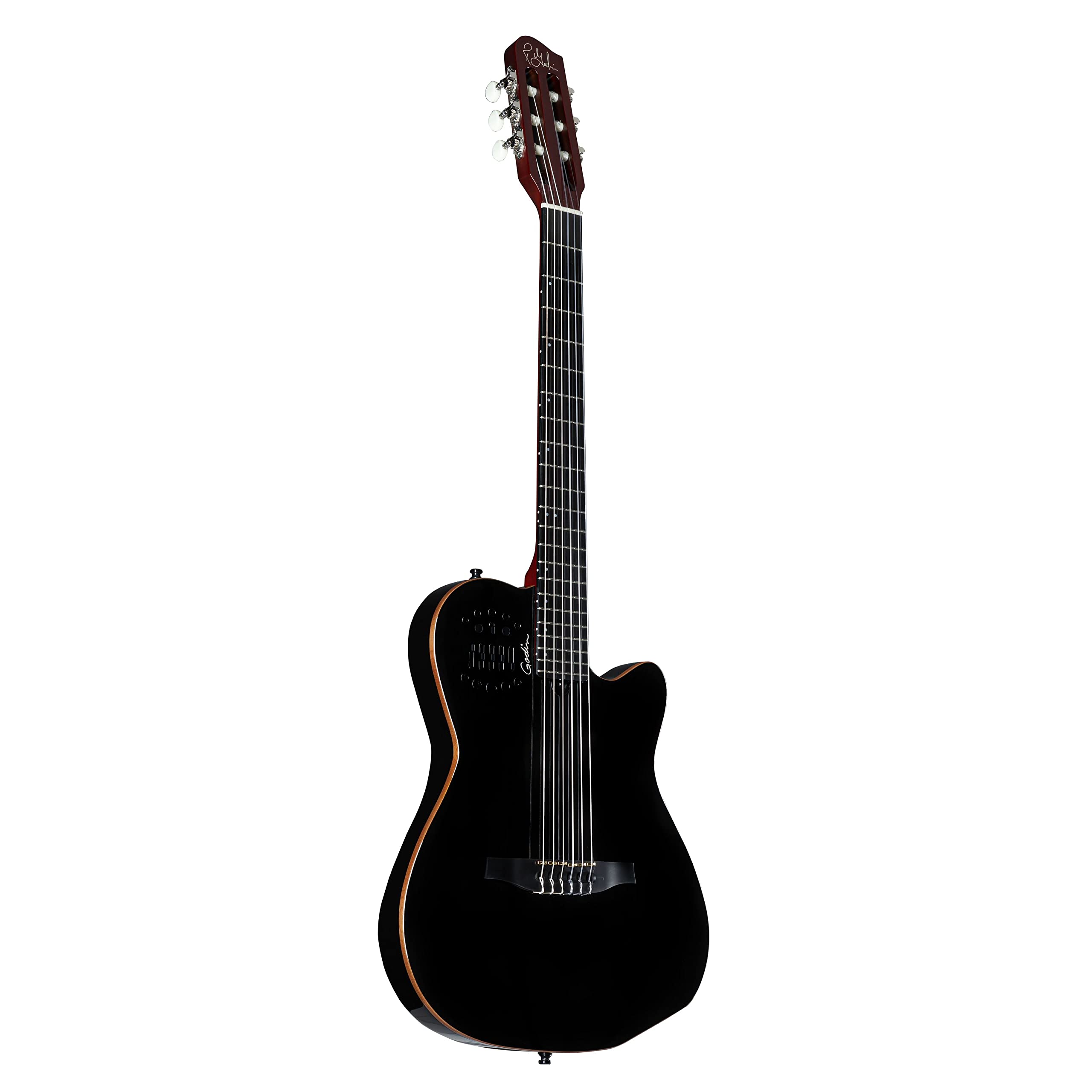 ギター Godin ACS Duet Nylon BLACK Amazon.com: Godin Multiac Series-ACS Guitar (Black Pearl