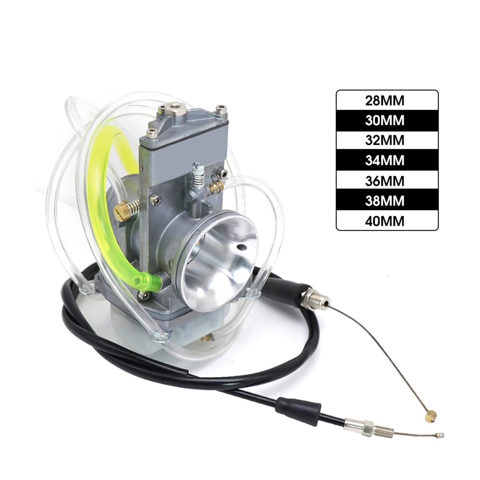 carburateur SCL Racing 2T 38mm 40mm pour carburateur Lectron avec câble pour Yamah Kawasak Suzuk pour Honda YZ250F KX250F RMZ250 CRF250R CRF450R(32mm)