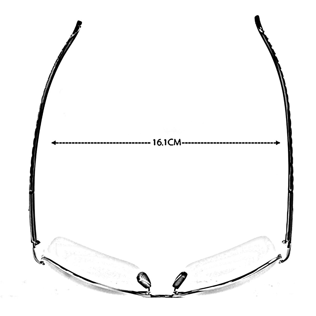 Fashion Gafas de sol para Hombres de moda deporte sunglasses anti-UV400 Caballero Conducir Piloto Guapo con Cristales Polarizados - Montura negra Cristal negro - con estuche y bolsa