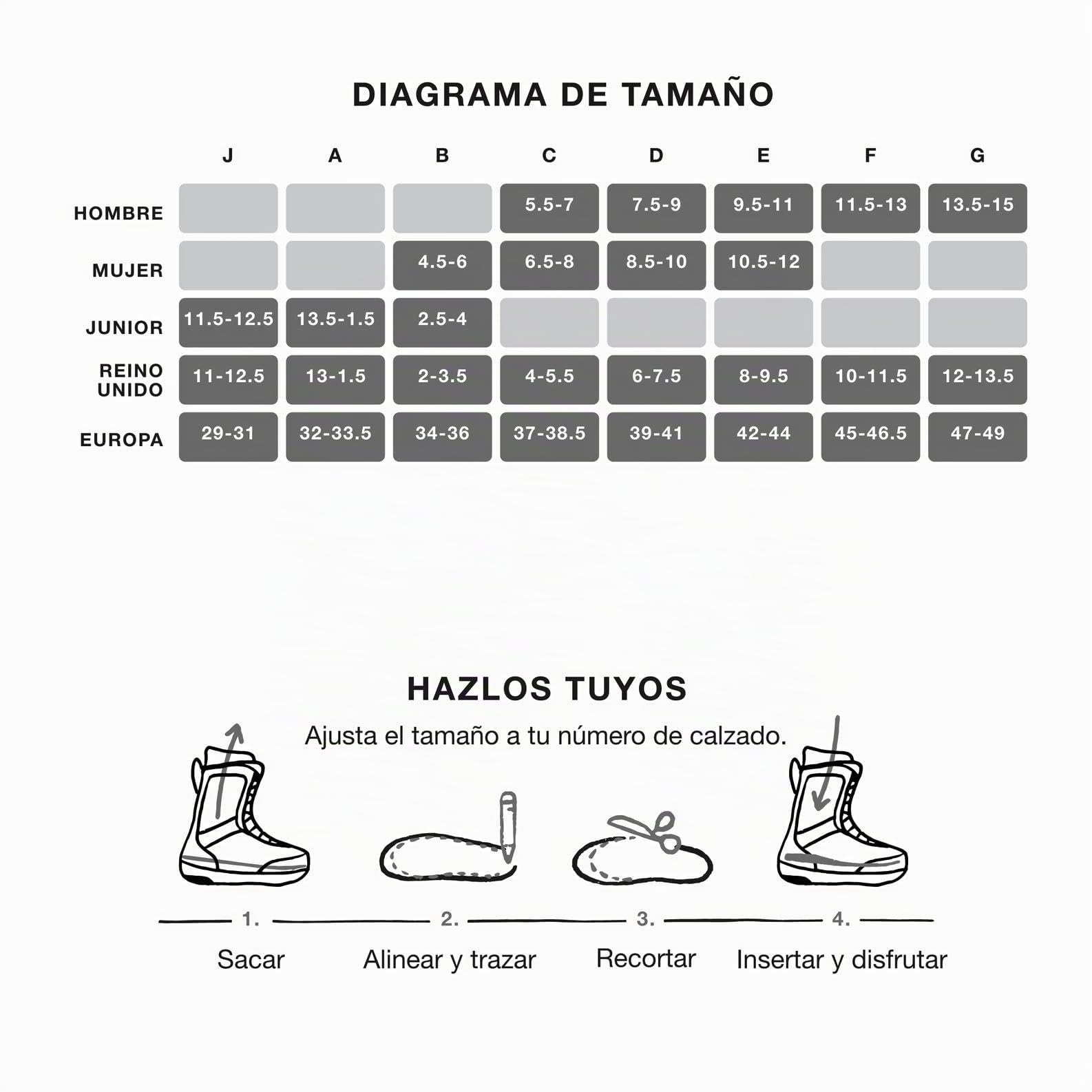 Superfeet Winter Support, Plantillas para Botas de Esquí o, EU 42-44 | Plantillas de Sujeción del Arco para Botas de Esquí o Snowboard, Talonera Profunda & Cubierta Térmica