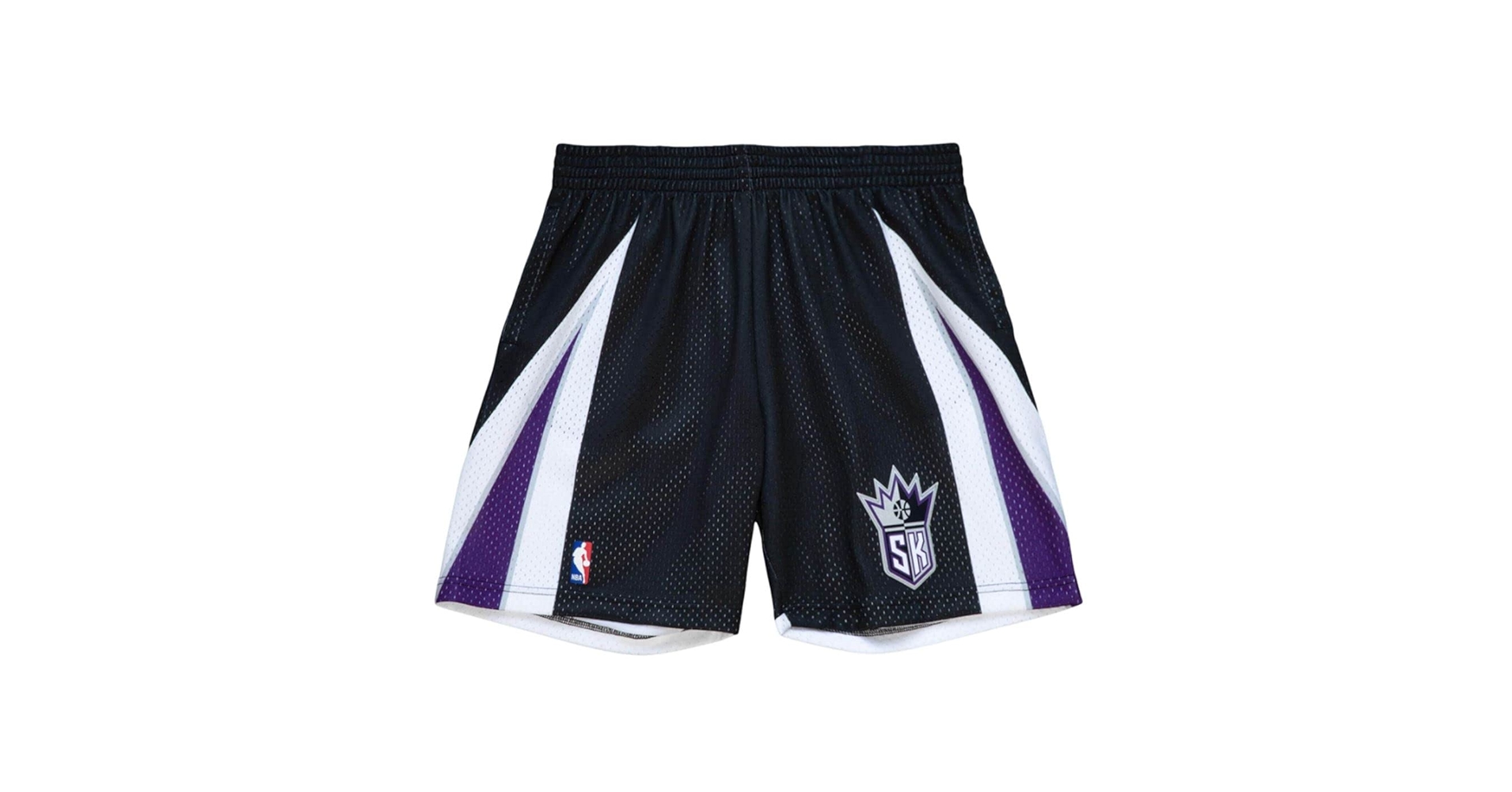 ウェア NBA SWINGMAN ROAD SHORTS KINGS 00-01 2000-01 Black Sacramento Kings Mitchell & Ness Hardwood