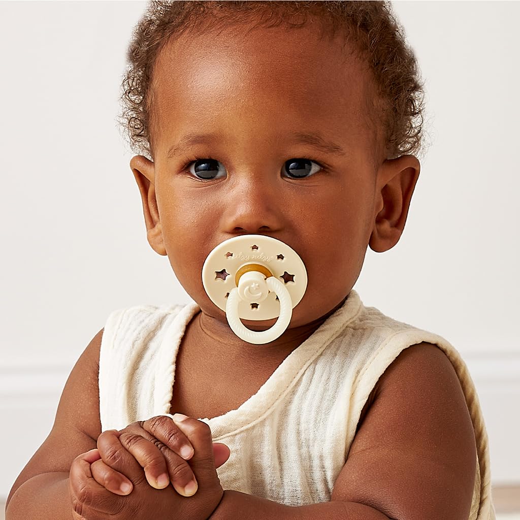 Amazon.com : Itzy Ritzy Natural Rubber Pacifiers (Set of 2) – Baby