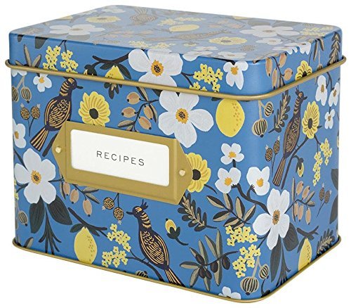 Rifle Paper Recipe Box - Capri