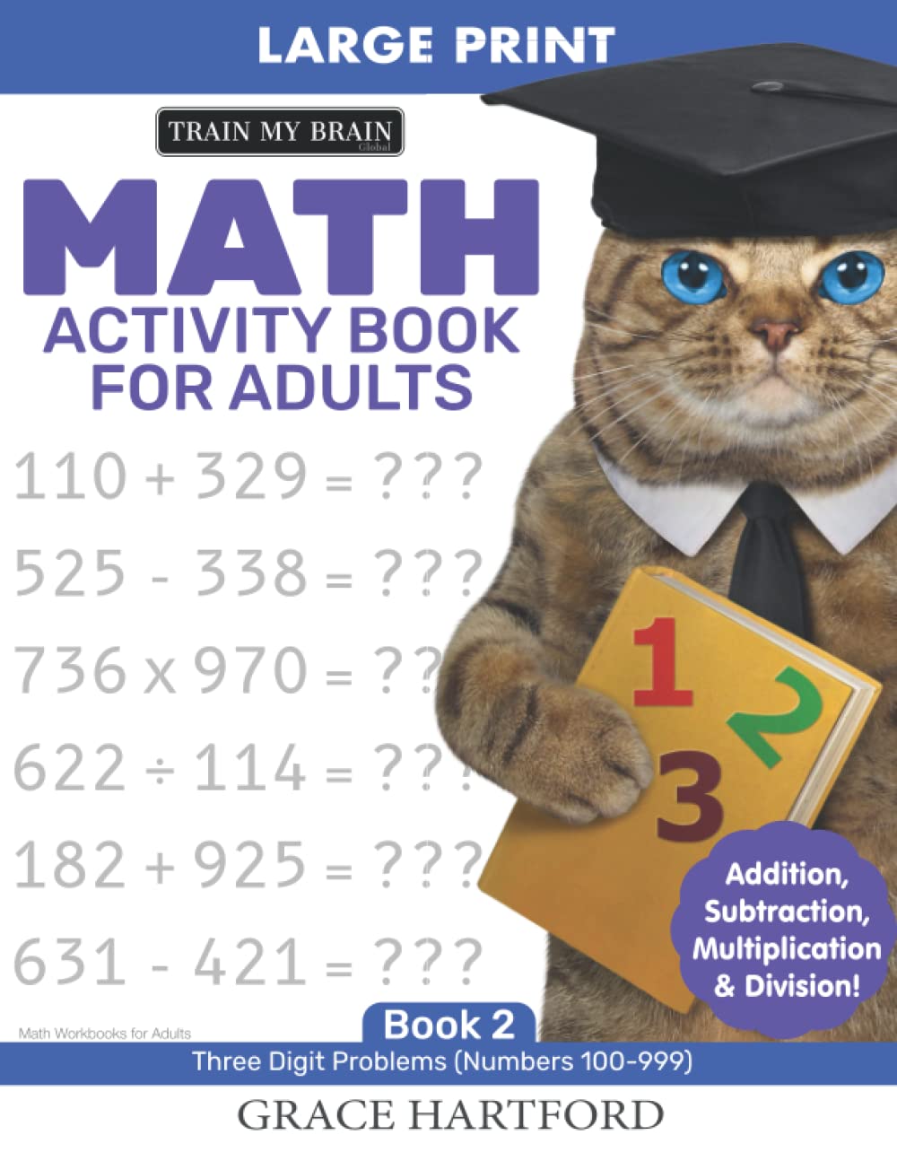 Math Activity Books for Adults: Math Problems for Adults (Math Workbooks for Adults)