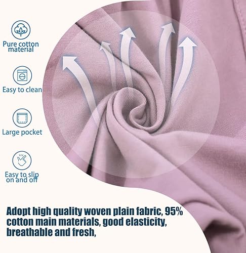 Miniatura 5 de Paquete de 2 pantalones con bolsa de orina para pacientes, pantalones de drenaje de ostomía, pantalones para incontinencia y bolsa de catéter (27-46