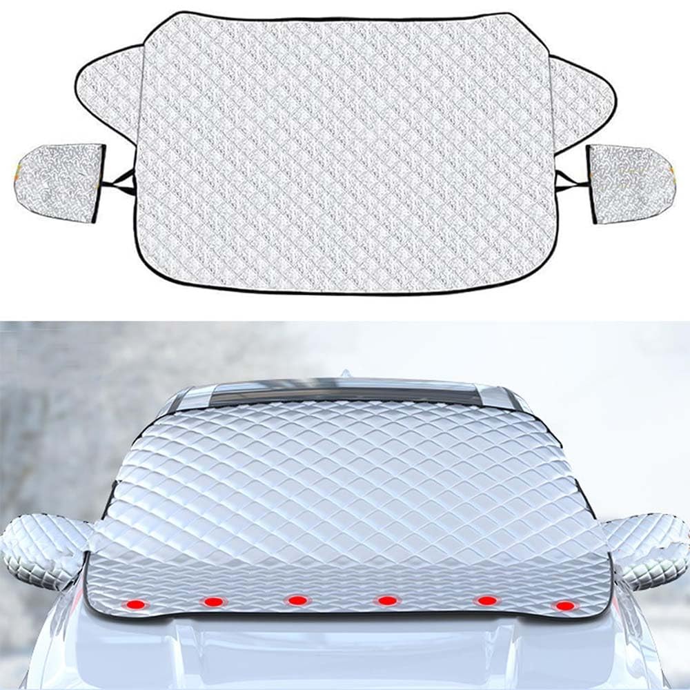 Agalus Winter Car Windscreen Cover, For Fiat 500 500L 500S 500X Ranch Panda Protection Wiper Waterproof Snow Ice Frost Essential Accessories