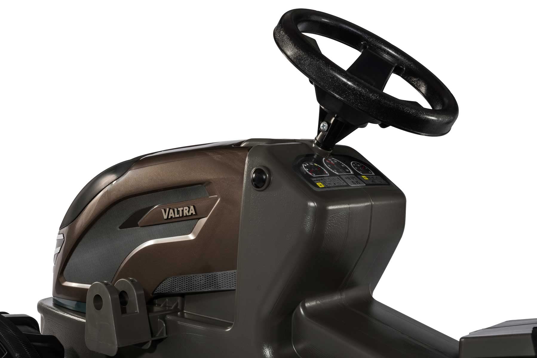 Rolly Toys Trettraktor rollyFarmtrac Premium 720033 (für Kinder von 3-8 Jahre, Flüsterlaufreifen, längen- und höhenverstellbarer Sitz), Braun