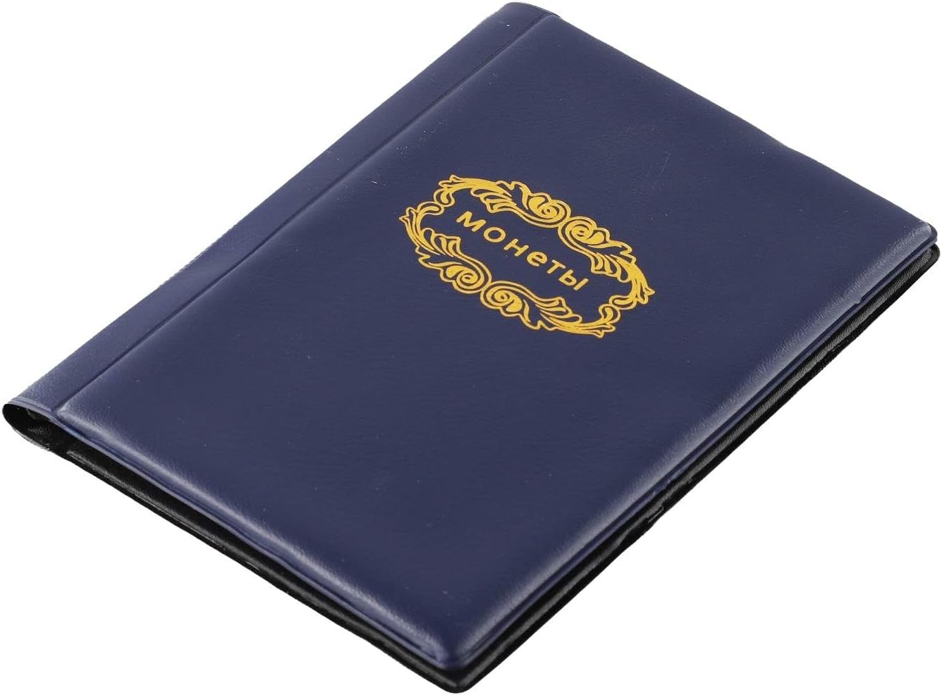 Coin Collection Album with 120 Pockets for 28mm, PU Leather Storage Book with 10 for Commemorative, Tokens, Medallions and Badges Display, Black