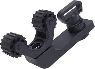 Keenso Kayak Paddles Holder, Adjustable Nylon Rope Cleat with Paddle Clamp for Canoes Kayaks and Fishing Boats