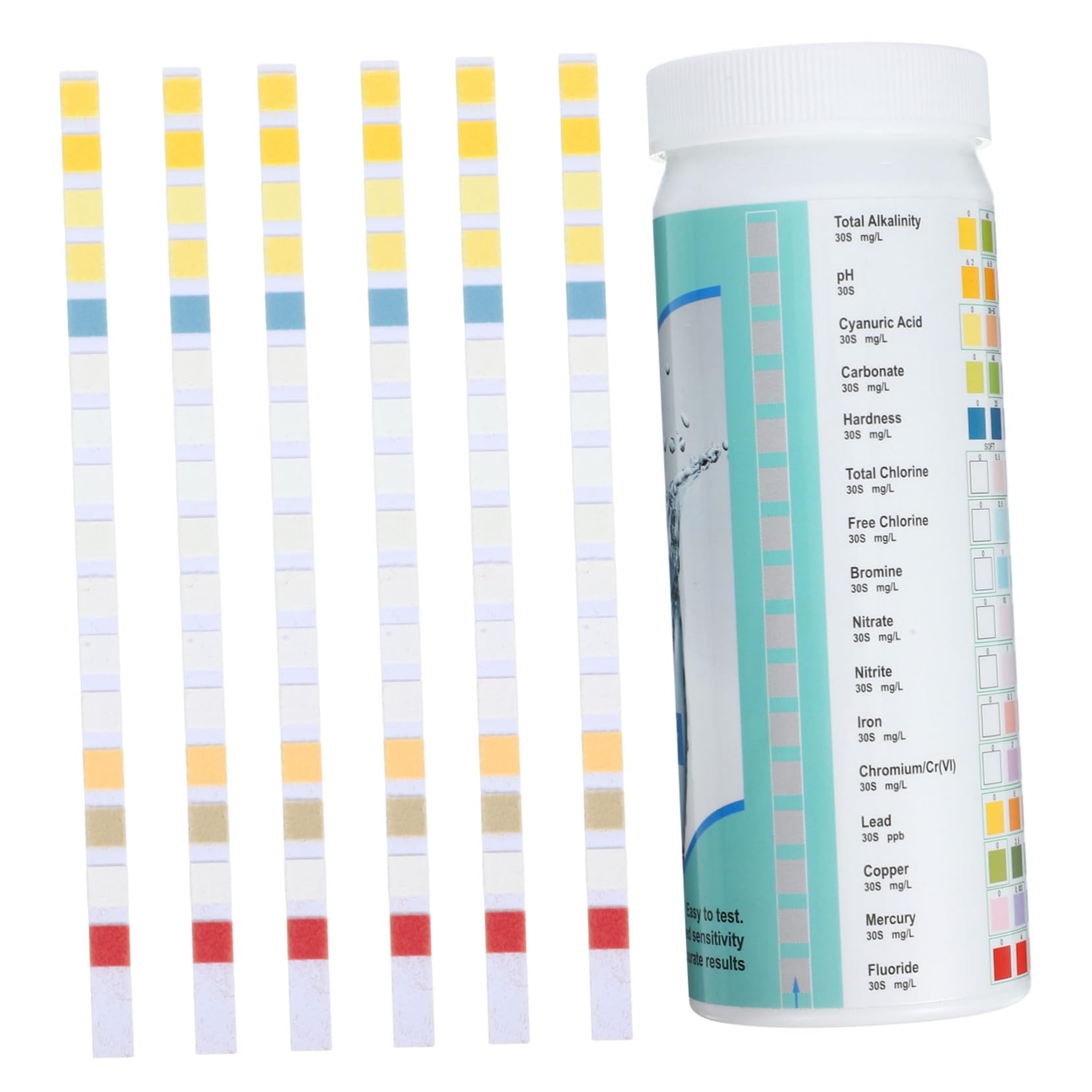 3 Sätze Testpapier Für Die Wasserqualität Testen Aquarium Wassertest Wasser Test Teststreifen Für Die Trinkwasserqualität Trinkwasser-teststreifen Das Haustier 100 Stück * 3