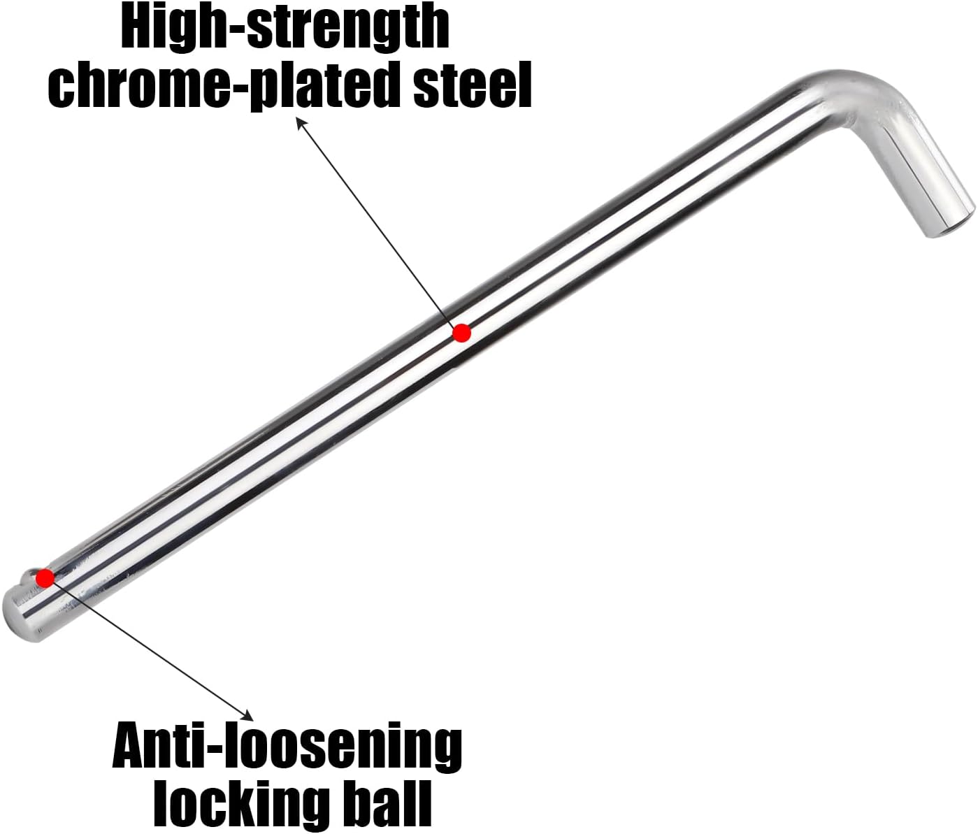 NQEUEPN Weight Stack Pin, 3/8 Inch Diameter 6 Inch Weight Loading Pin image 4