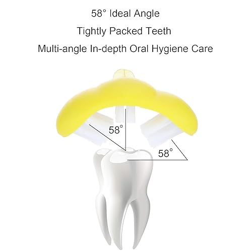 Miniatura 2 de Patelai 4 piezas de cepillo de dientes para autismo para necesidades especiales, cepillo de dientes suave envolvente de entrenamiento que ahorra