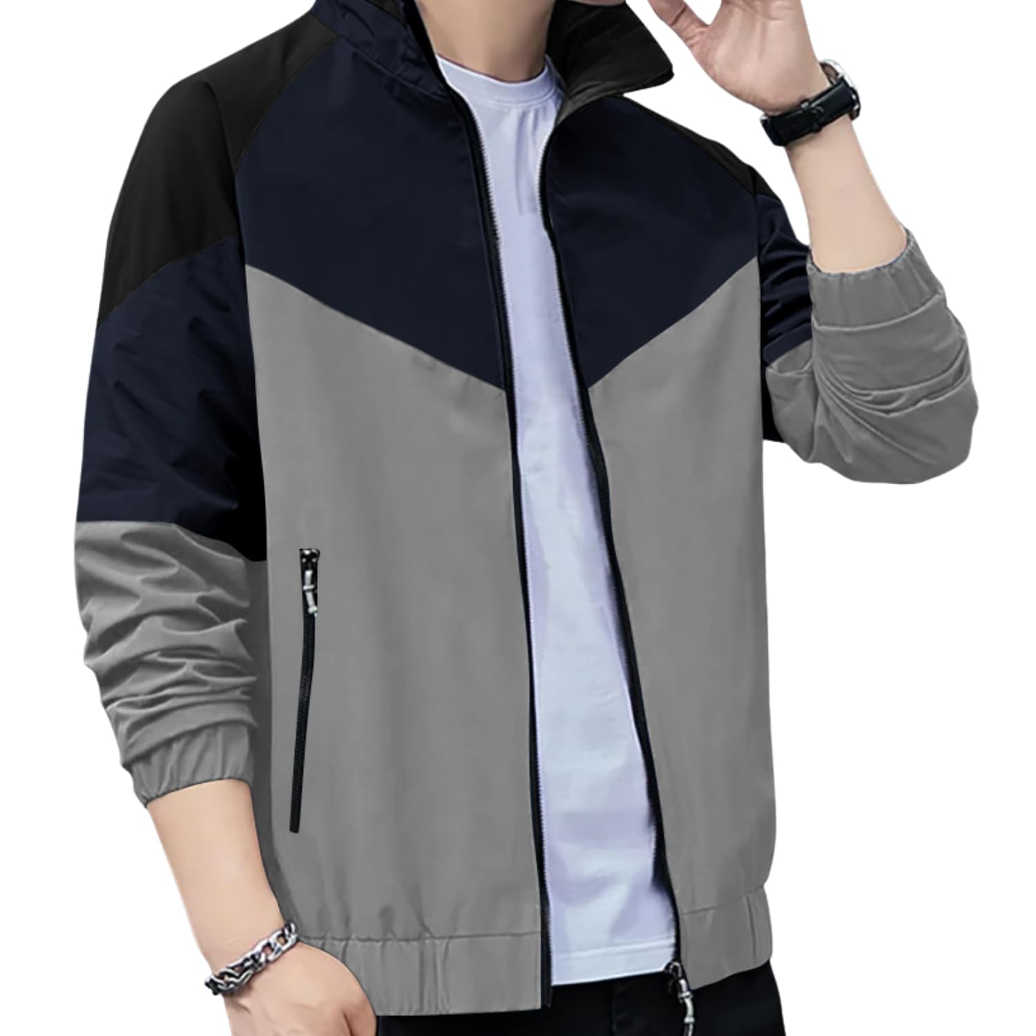 Men's Stylish Jacket | Nylon Windcheater Winter Wear Jacket for Men-image-28
