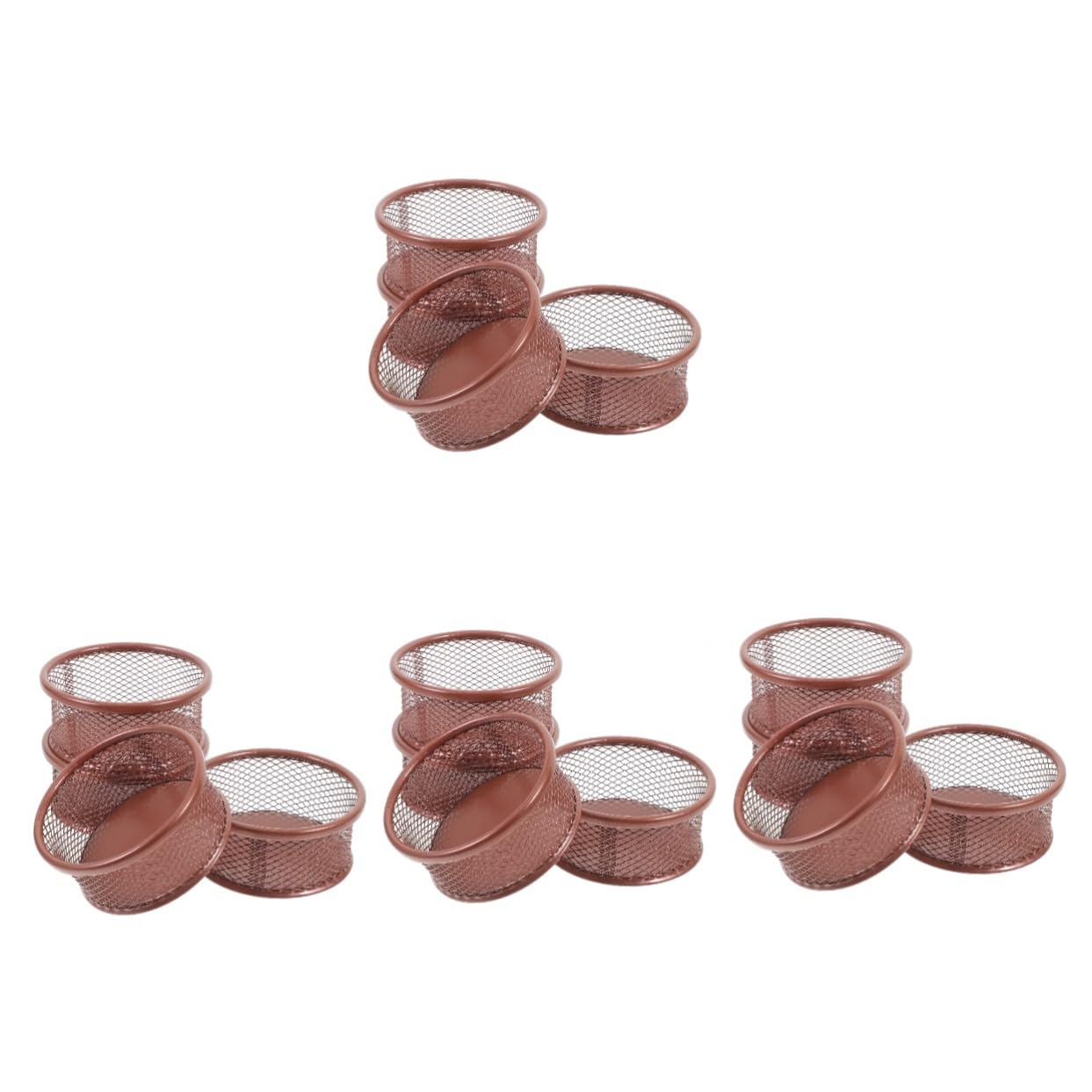 NUOBESTY Lot De 4 Boîtes De Rangement Multifonctions Pour Bureau Capacité Organiseur De Bureau Pour Trombones Porte-fichiers Design Simple Facile À Petits Objets 4 Pièces X 4