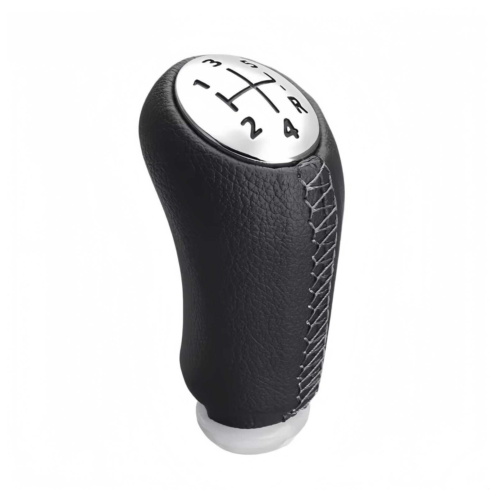 Grozzy Universal Shifter Handle Gear Shift Knob for Renault for Scenic II MK2 for Megane 2 MK for Clio III MK3(Gray)