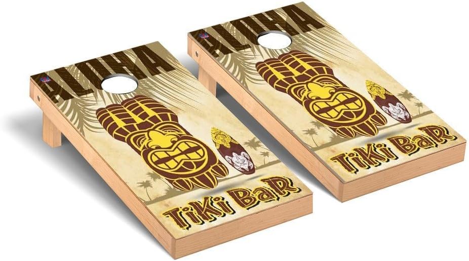 Tiki Bar Aloha Cornhole Game Set