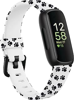 Ybludiy Compatible with Fitbit Inspire 3 Bands,Sport Wristband Replacement Soft Silicone Straps for Fitbit Inspire 3 Fitness Tracker Women & Men
