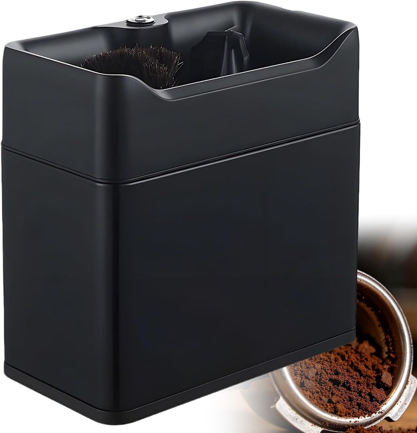 Máquina automática para limpiar portafiltros de espresso | Limpiador eléctrico para portafiltros espresso, para uso doméstico o cafeterías comerciales
