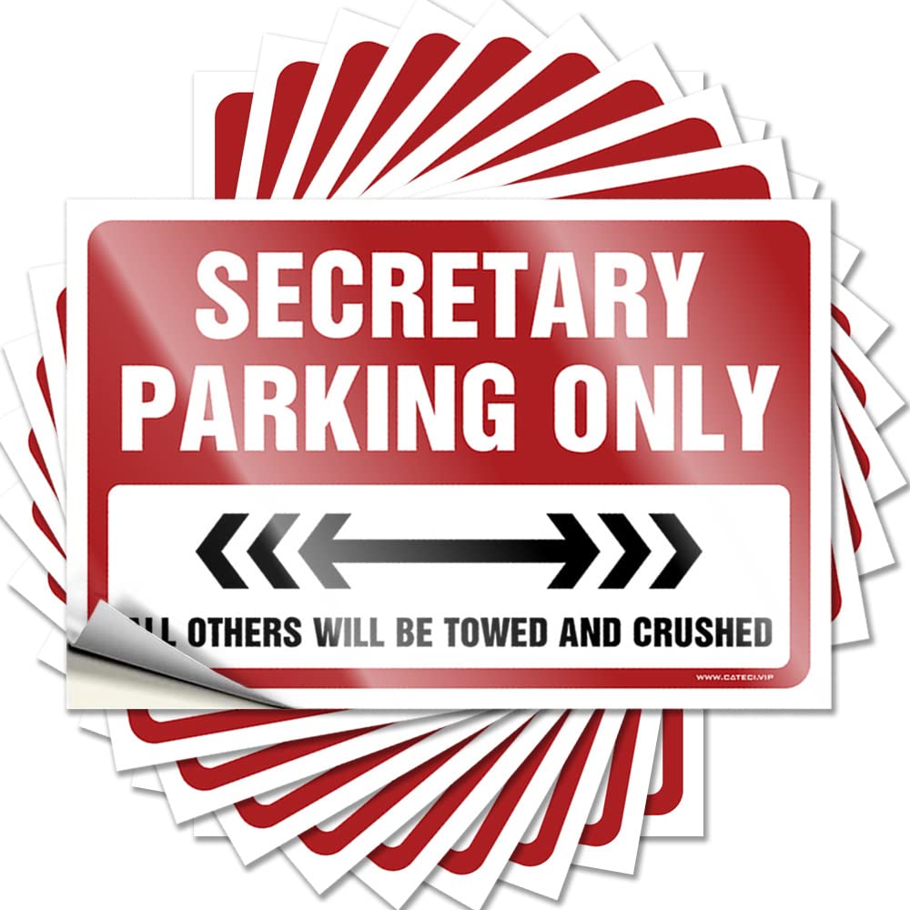 Cool Room Stuff, Quote Funny Bumper Quote Stickers, Coffee No Residue Decals for Luggage | Coffee Party Favor Custom Secretary Parking Only(6X9CM)